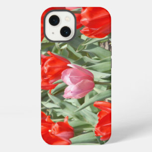 USA, Kansas, Red Tulips With One Pink Tulip iPhone 13 Case