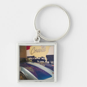 USA, Kentucky, Bowling Green: National Corvette 2 Keychain