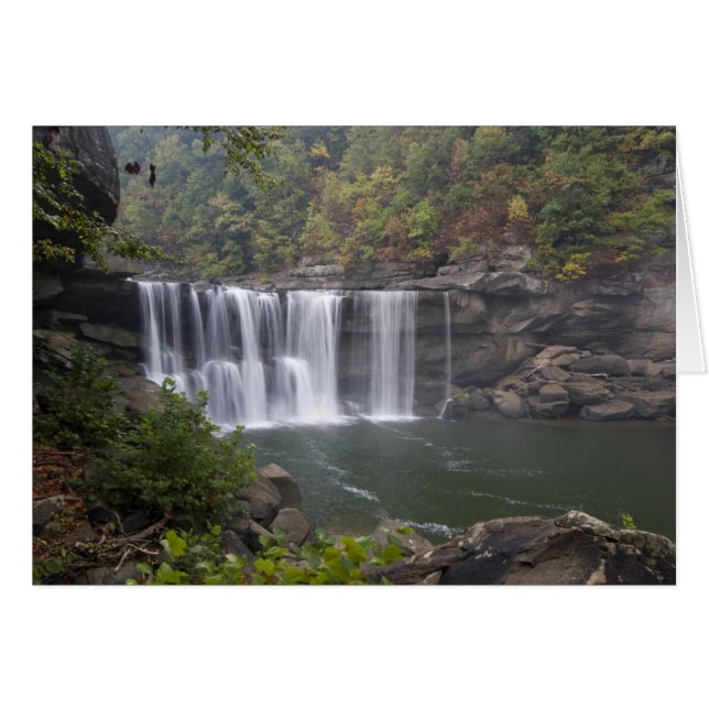 USA - Kentucky. Les chutes Cumberland sur (Devant horizontal)