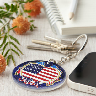 USA KEYCHAIN