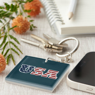 USA Keychain