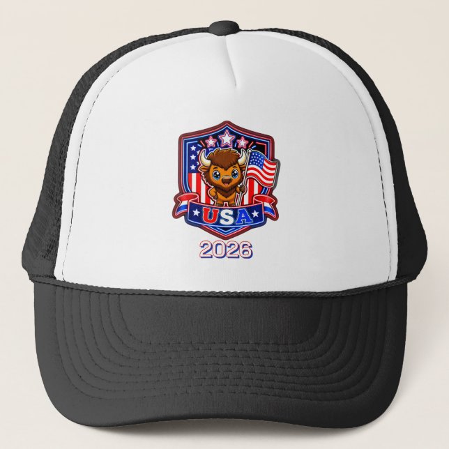 USA Kids Trucker Hat (Front)