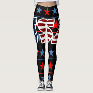 USA Leggings