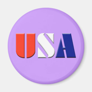 USA - (light purple) Magnet