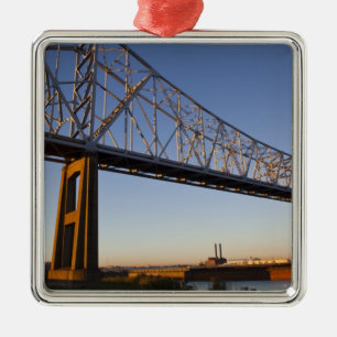 USA, Louisiana, New Orleans. Greater New 2 Metal Ornament