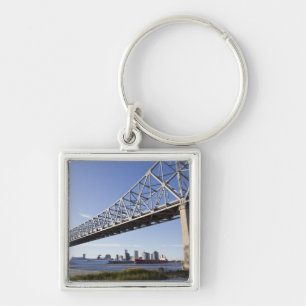 USA, Louisiana, New Orleans. Skyline from the 2 Keychain
