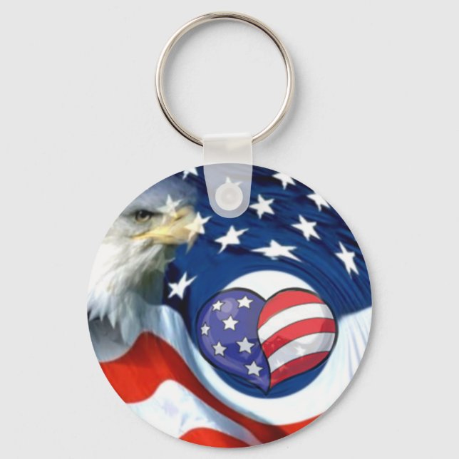 USA Lover_ Keychain (Front)