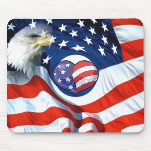 USA Lover_ Mouse Pad (Front)