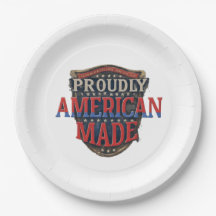USA-Made Plates: Sustainable Paper & Durable