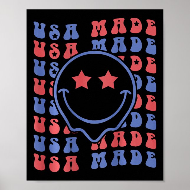 Usa Made The 4th Of July  Poster (Front)