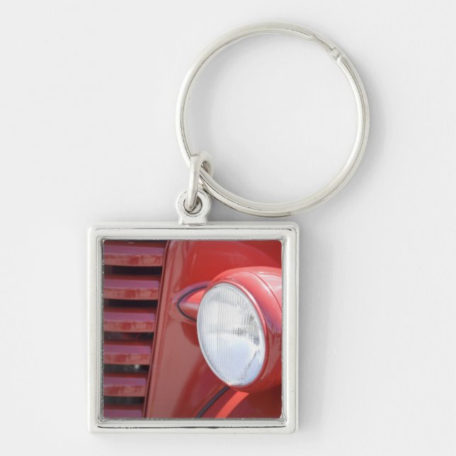 USA, Maine, Owl's Head. Headlight and partial Keychain (Front)