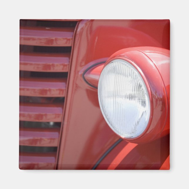 USA, Maine, Owl's Head. Headlight and partial Magnet (Front)