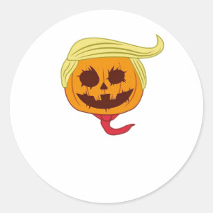 Usa Make Halloween Great Again Funny  Classic Round Sticker