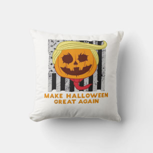 Usa Make Halloween Great Again Funny Classic Throw Pillow