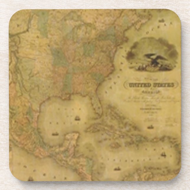 USA Map Coasters (Front)
