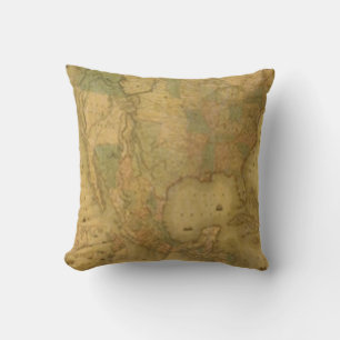 USA Map Reversible Pillow