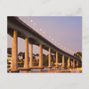 USA, Maryland, Annapolis. Severn River bidge, Postcard