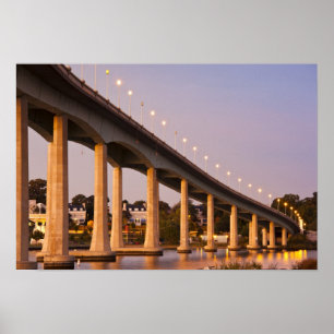 USA, Maryland, Annapolis. Severn River bidge, Poster