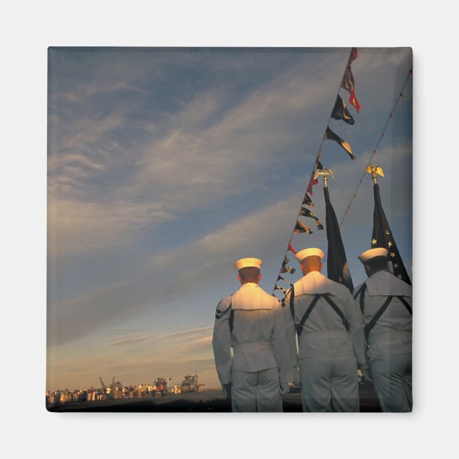 USA, Massachusettes, Boston. US Navy Colour Magnet (Front)