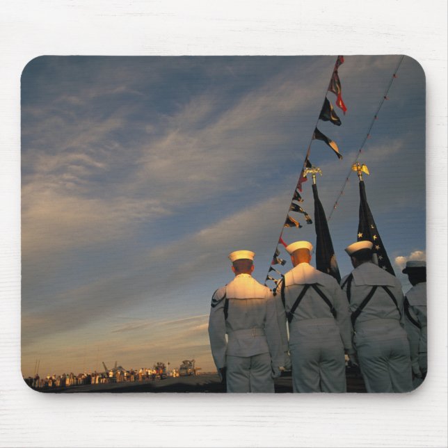 USA, Massachusettes, Boston. US Navy Colour Mouse Pad (Front)