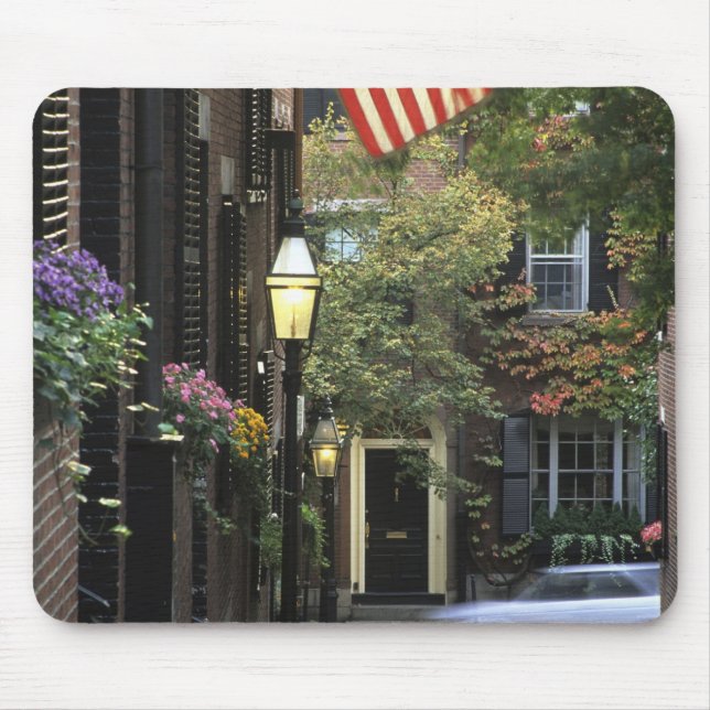 USA, Massachusetts, Boston, Beacon Hill. Mouse Pad (Front)