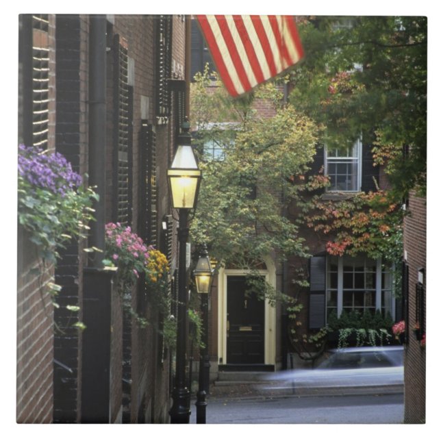 USA, Massachusetts, Boston, Beacon Hill. Tile (Front)