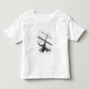 USA, Massachusetts, Boston. Masts of tall ship. Toddler T-shirt
