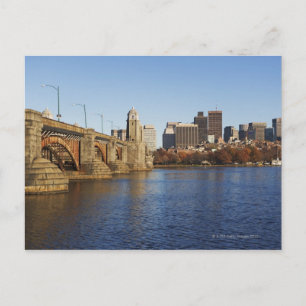 USA, Massachusetts, Boston skyline 2 Postcard
