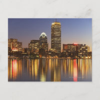 USA, Massachusetts, Boston skyline at dusk 2