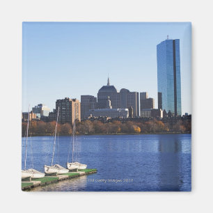 USA, Massachusetts, Boston skyline Magnet