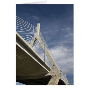 USA, Massachusetts, Boston. The Zakim Bridge.