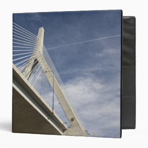 USA, Massachusetts, Boston. The Zakim Bridge. Binder