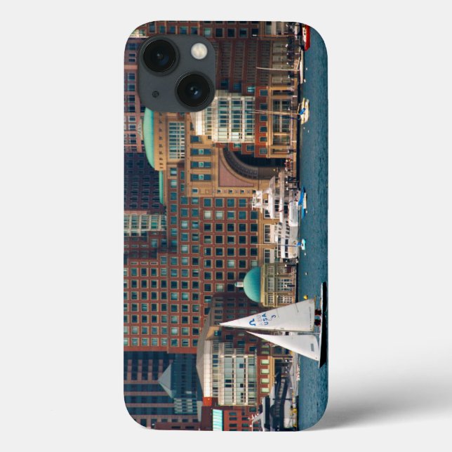 USA, Massachusetts. Boston Waterfront Skyline 2 Case-Mate iPhone Case (Back)