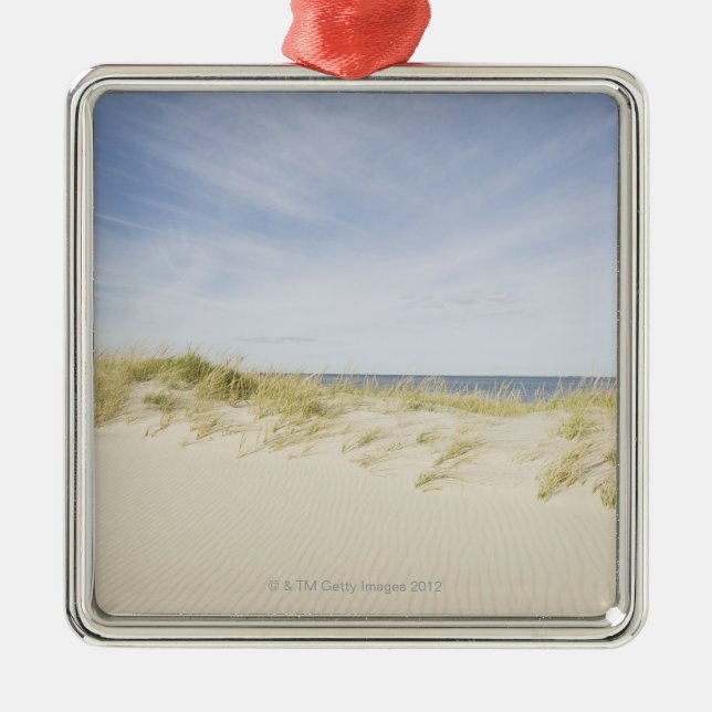 USA, Massachusetts, Cape Cod, Nantucket, sandy Metal Ornament (Front)