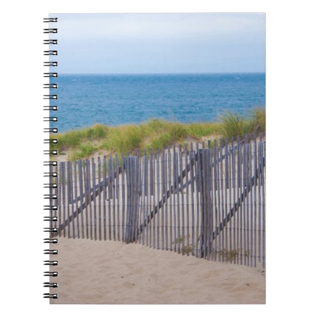 USA, Massachusetts. Dunes And Path Notebook (Front)