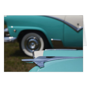 USA, Massachusetts, Gloucester. 1950s-era Ford