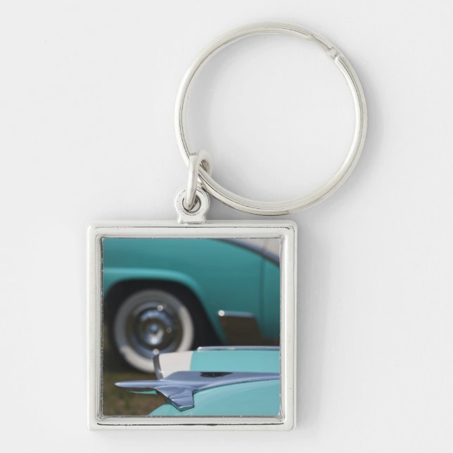 USA, Massachusetts, Gloucester. 1950s-era Ford Keychain (Front)