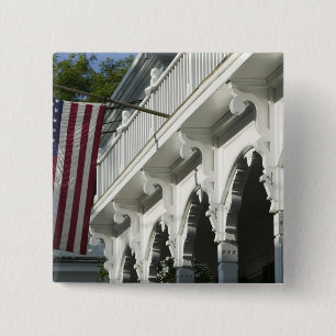 USA, MASSACHUSETTS, Martha's Vineyard: 2 Inch Square Button