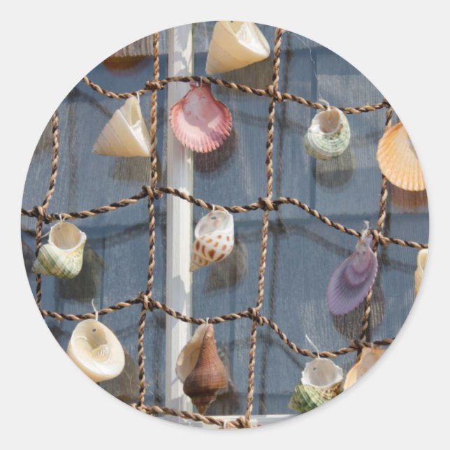 USA, Massachusetts, Martha's Vineyard, Aquinnah Classic Round Sticker (Front)