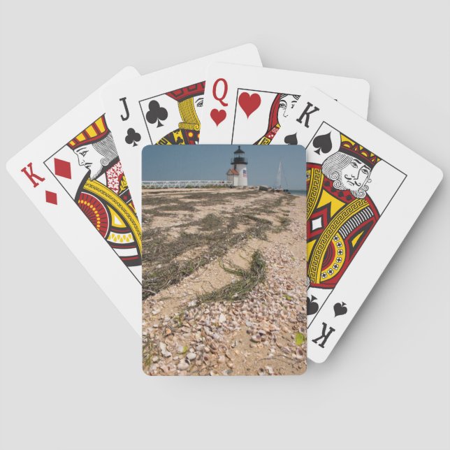 USA, Massachusetts, Nantucket. Shell Playing Cards (Back)