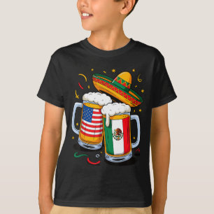 Usa mexico beer cinco de mayo  T-Shirt