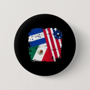 Usa Mexico Honduras Flags 2 Inch Round Button