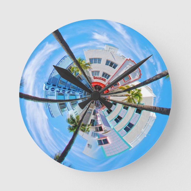 usa miami florida  round clock (Front)