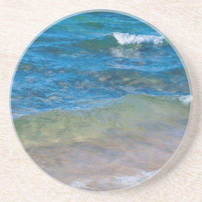 USA, Michigan. Clear Waters Of Lake Superior Coaster (Front)