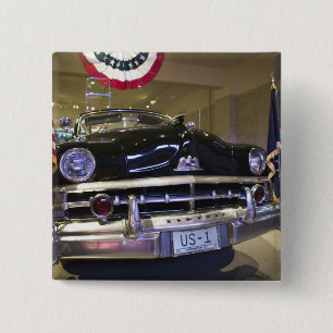 USA, Michigan, Dearborn: The Henry Ford Museum, 2 Inch Square Button