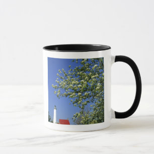 USA, Michigan, East Tawas. Tawas Lighthouse with Mug