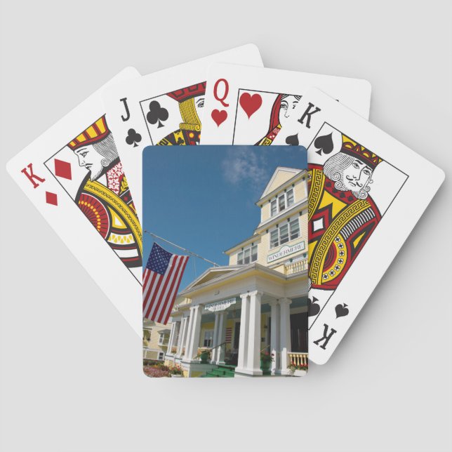 USA, Michigan, Mackinac Island Playing Cards (Back)