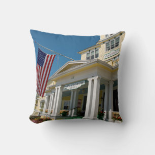 USA, Michigan, Mackinac Island Throw Pillow