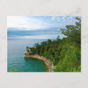 USA, Michigan. Miner's Castle Rock Formation 3 Postcard