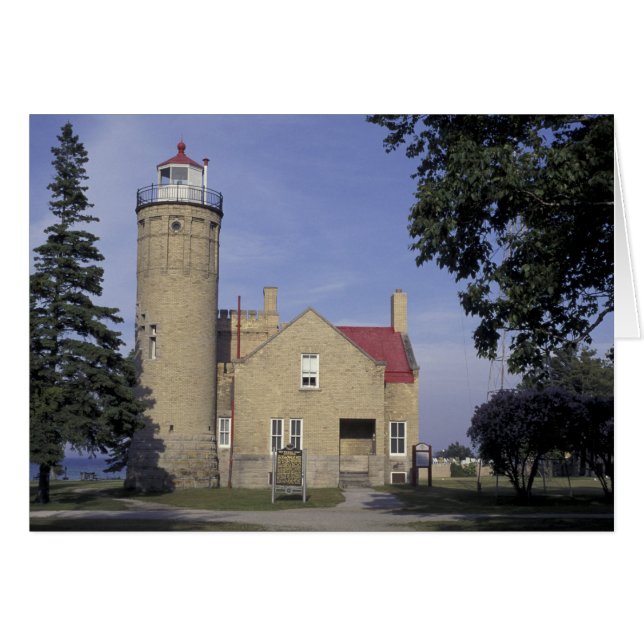 USA, Michigan Old Mackinac Point Lighthouse (Front Horizontal)